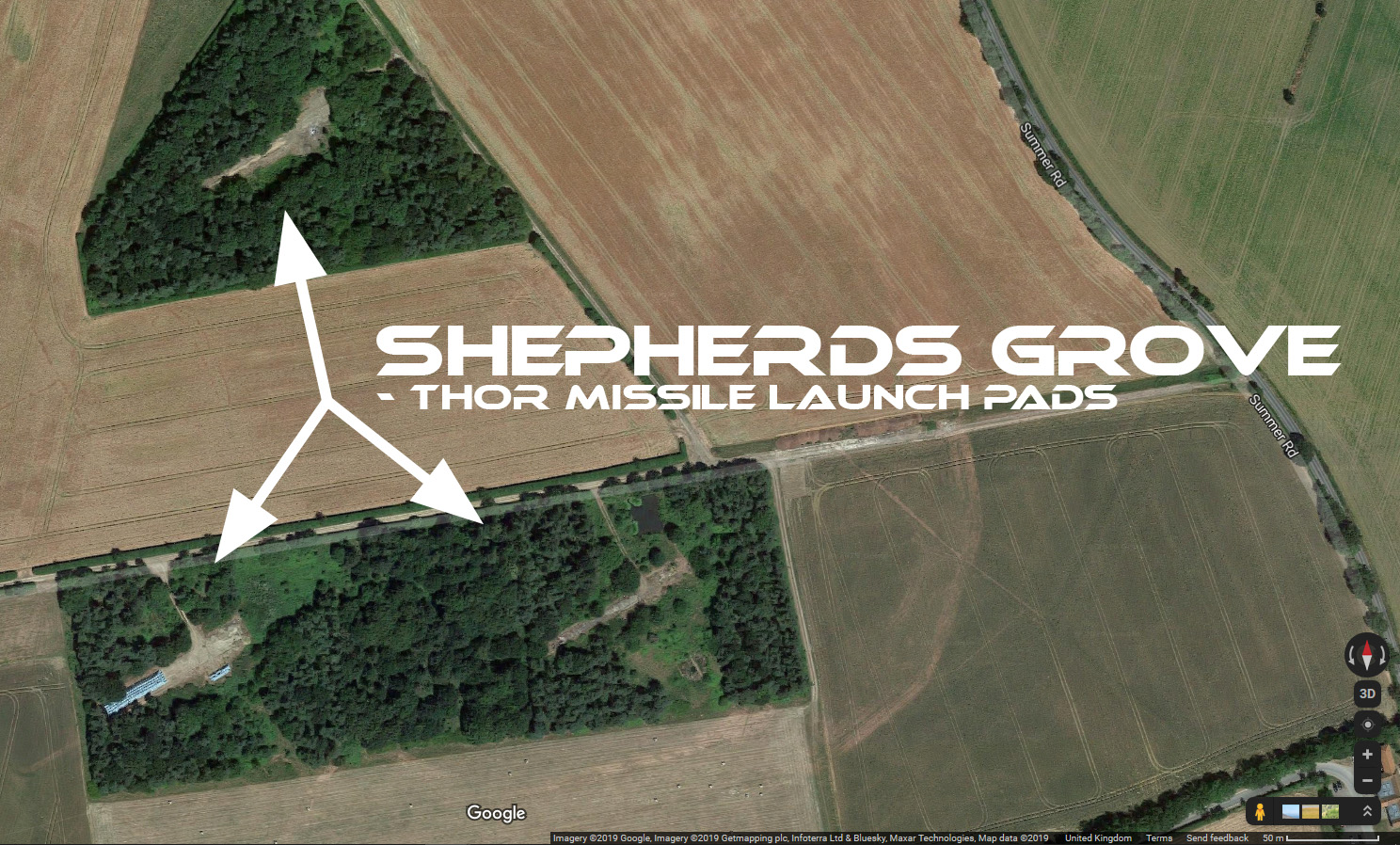 Thor missile launch pads
