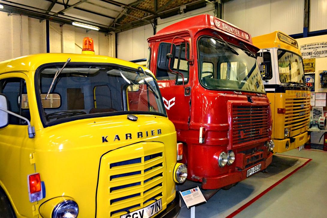Muzeum transportu w Ipswich - Ciężarówki